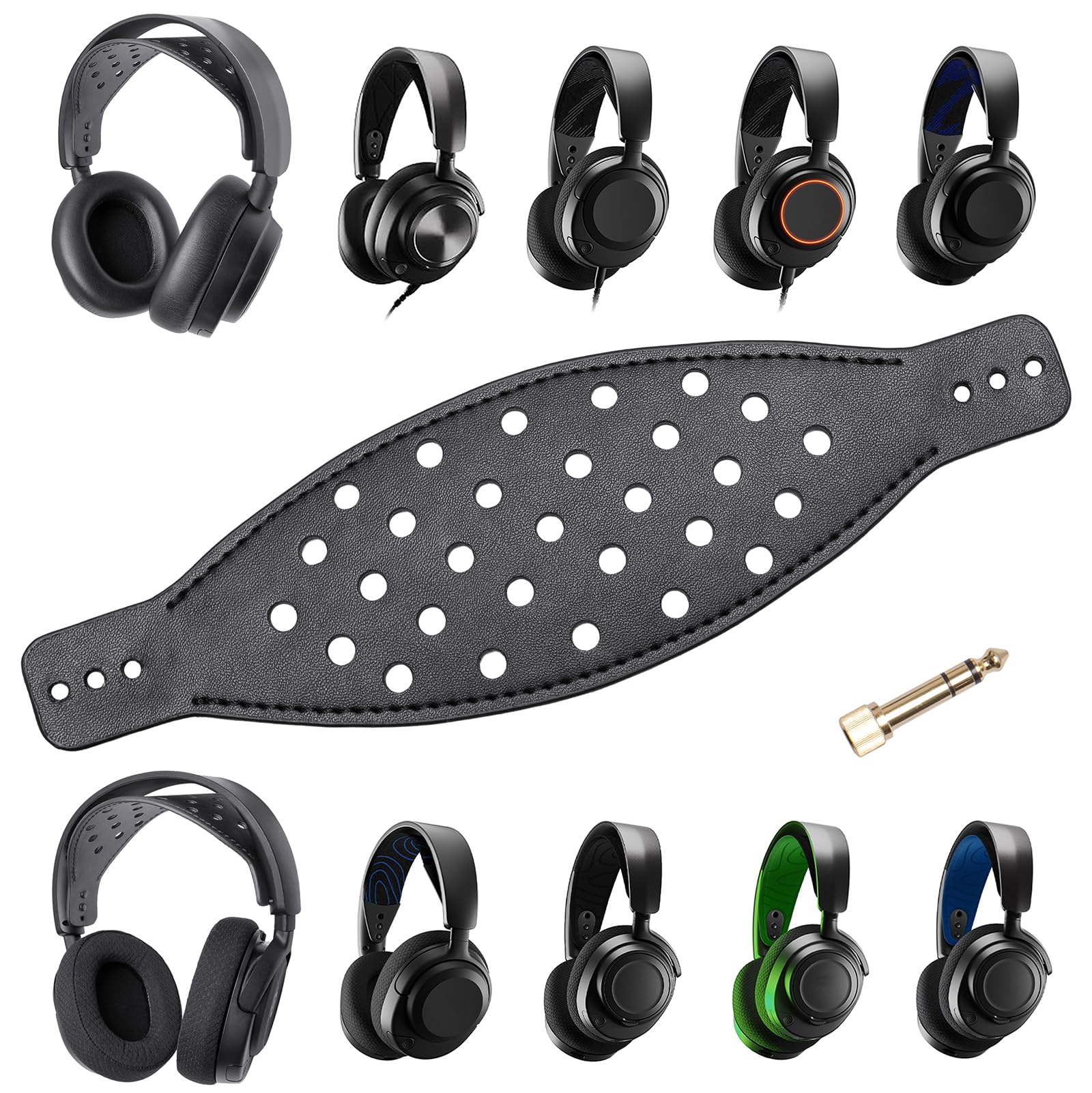 Amazon.com: Voarmaks Upgraded Wide Leather Headband Straps